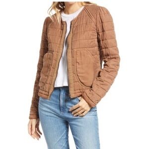 BLANKNYC happy camper quilted jacket